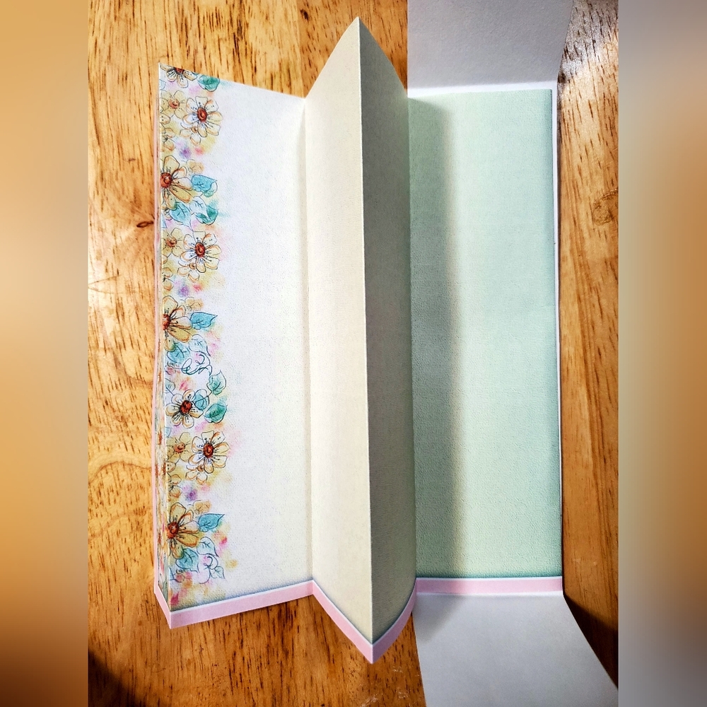 🙏 HAND CRAFTED Set of 3 yellow booklet with ribbon closure - Picture 7 of 10